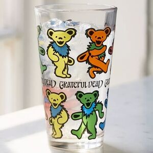Urban Outfitters Grateful Dead Dancing Bears Glass